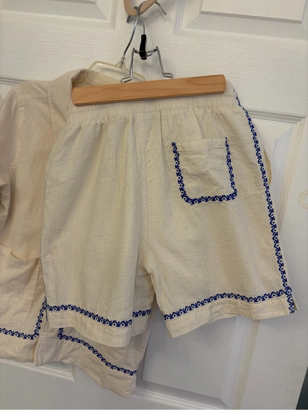 Kith Kids Pre-Summer 2024 Embroidered Seersucker Set